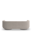 Taupe Velvet Curved Sofa | Caracole Clipper | Oroatrade.com