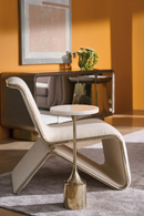 Modern Sculptural Lounge Chair | Caracole Parallax | Oroatrade.com