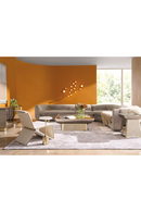 Taupe Velvet Lounge Chair | Caracole Clipper | Oroatrade.com