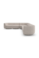 Taupe Velvet Lounge Chair | Caracole Clipper | Oroatrade.com