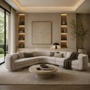 Taupe Velvet 4-Piece Sectional Sofa | Caracole Clipper