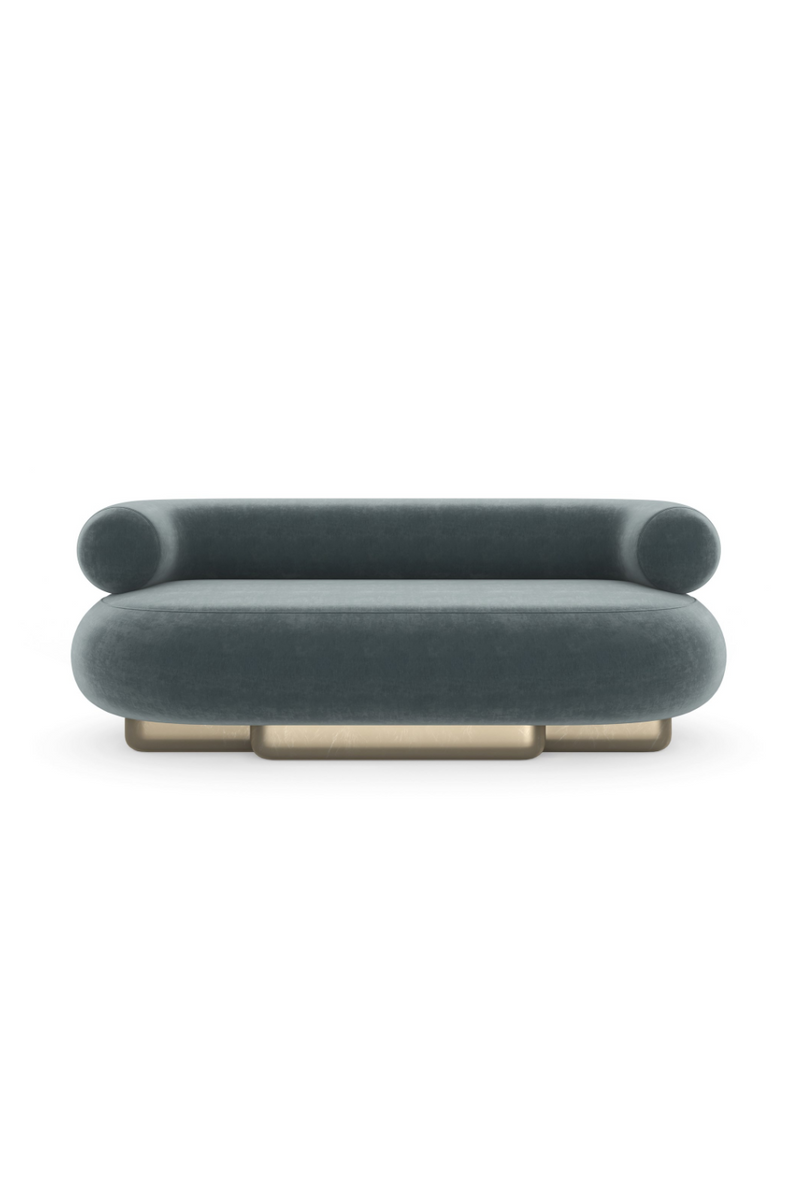 Bean-Shaped Velvet Sofa | Caracole Lagoon | Oroatrade.com
