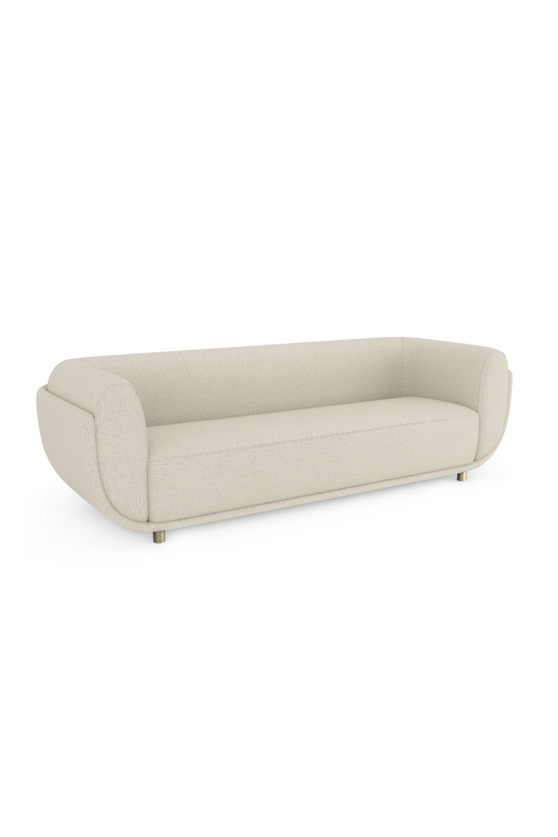 Ivory Bouclé Sofa | Caracole Cocoon | Oroatrade.com