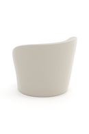 Wavy Back Wool Swivel Chair | Caracole Quasi | Oroatrade.com