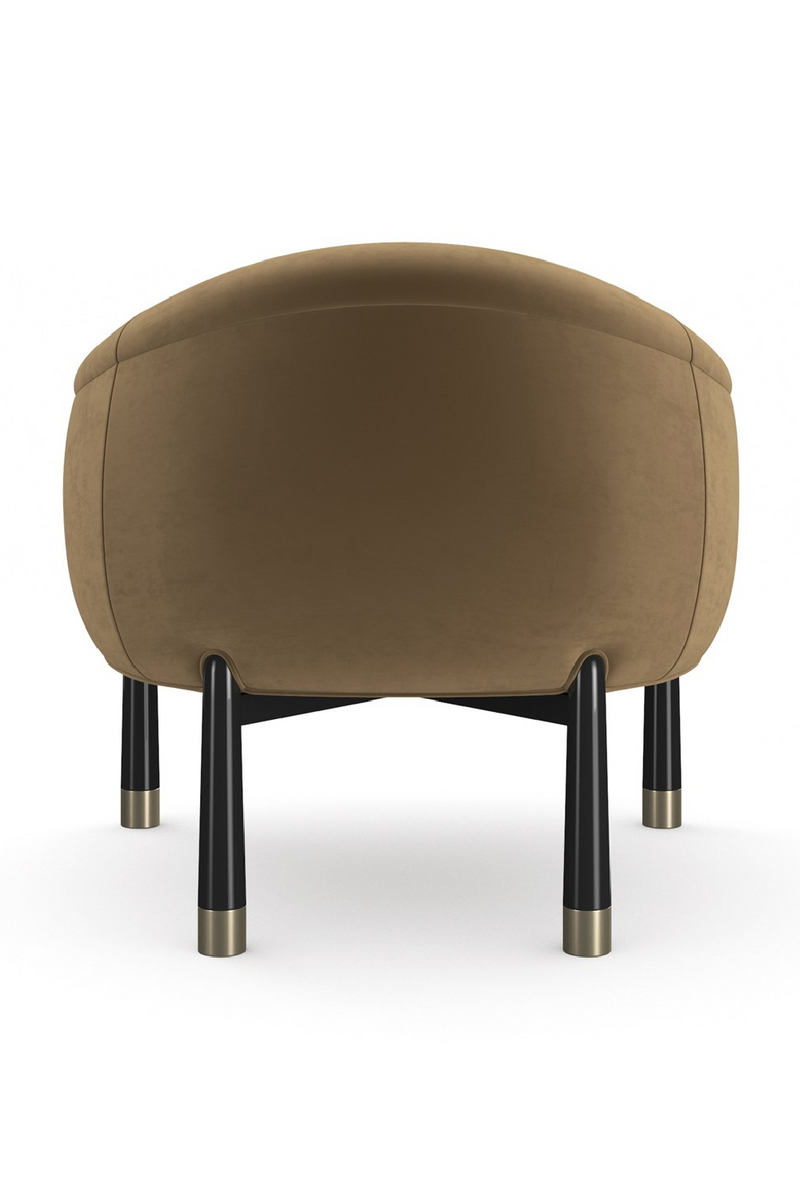 Velvet Curved Accent Chair | Caracole Baton | Oroatrade.com
