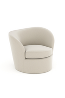 White Modern Swivel Chair | Caracole Quasi | Oroatrade.com