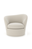 White Modern Swivel Chair | Caracole Quasi | Oroatrade.com