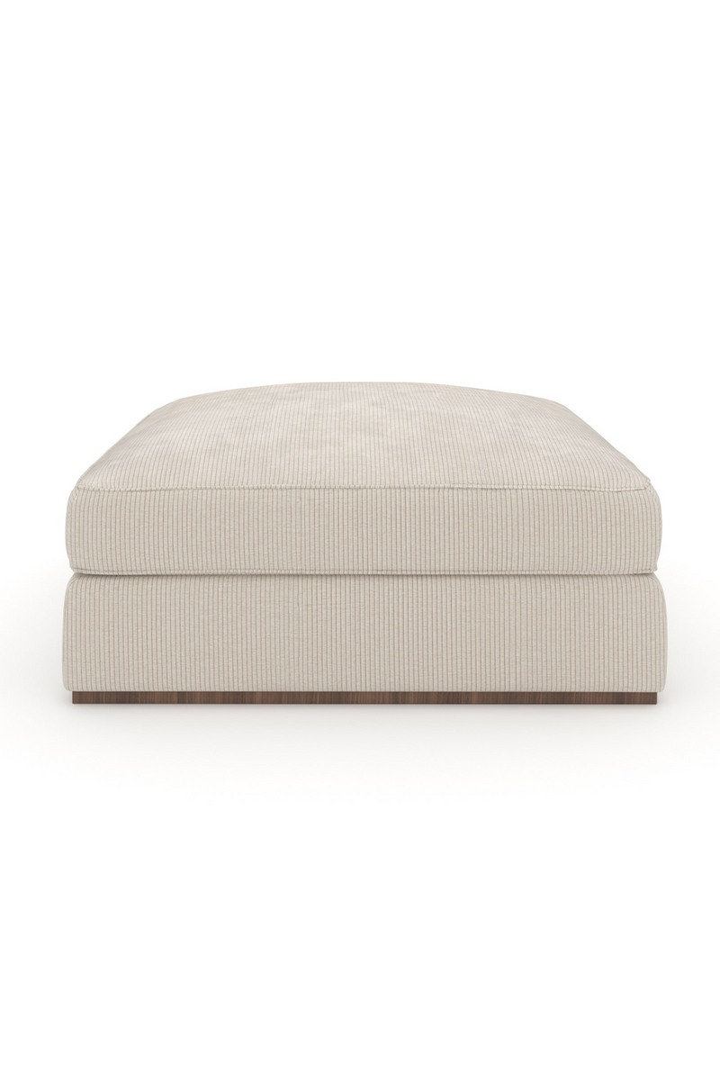 Upholstered Square Ottoman | Caracole Bello | Oroatrade.com