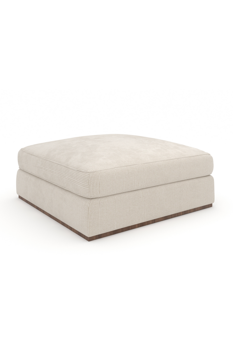 Upholstered Square Ottoman | Caracole Bello | Oroatrade.com