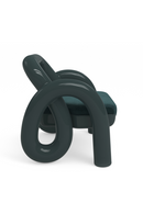 Glossy Twisted Accent Chair | Caracole Gelee