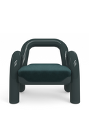 Glossy Twisted Accent Chair | Caracole Gelee