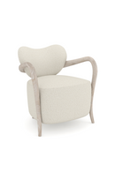 Concave Back Boucle Accent Chair | Caracole Ashanti | Oroatrade.com