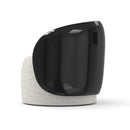 White Chenille Swivel Chair | Caracole Cuff