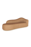 Light Brown Velvet Chaise Longue | Caracole Kalahari | Oroatrade.com