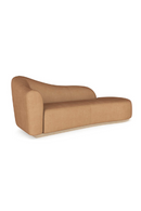 Light Brown Velvet Chaise Longue | Caracole Kalahari | Oroatrade.com