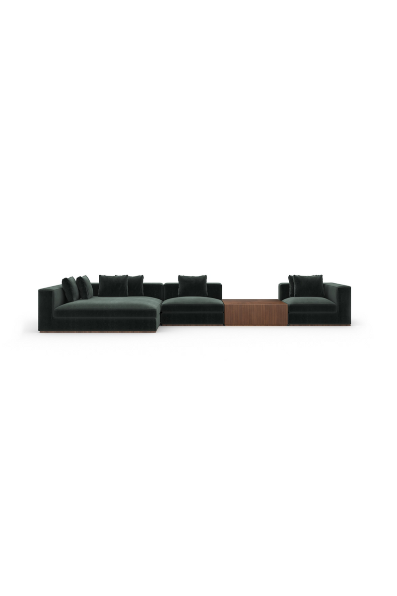 Black Sectional Sofa with Chaise | Caracole Bello | Oroatrade.com