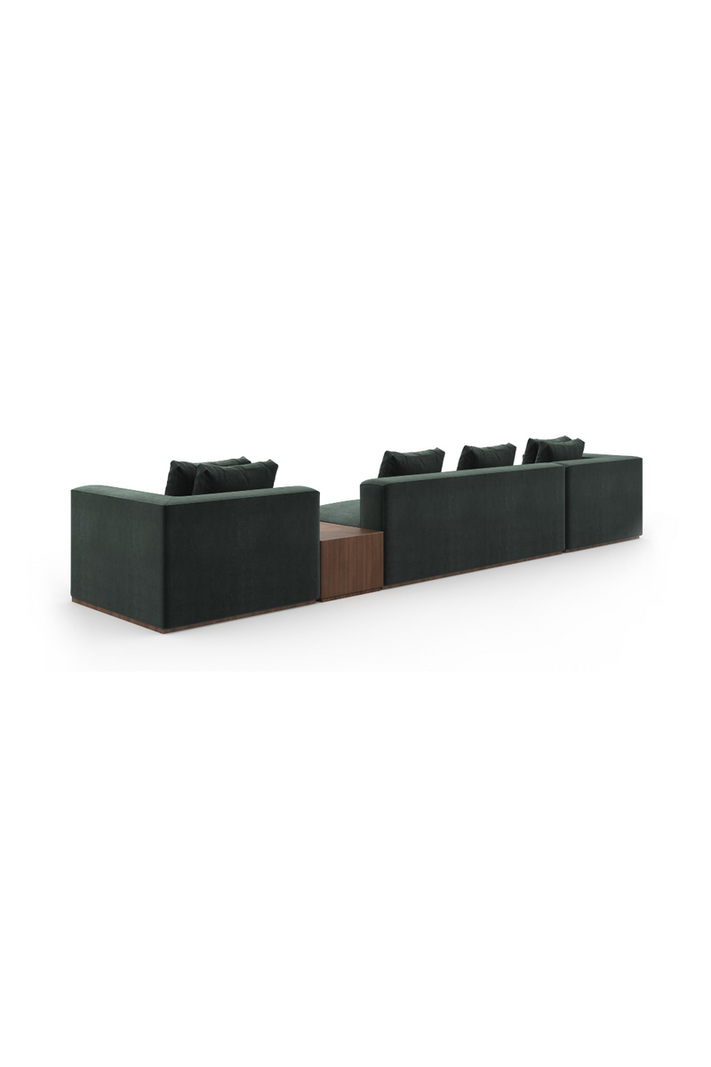 Upholstered Black Sectional Sofa | Caracole Bello | Oroatrade.com