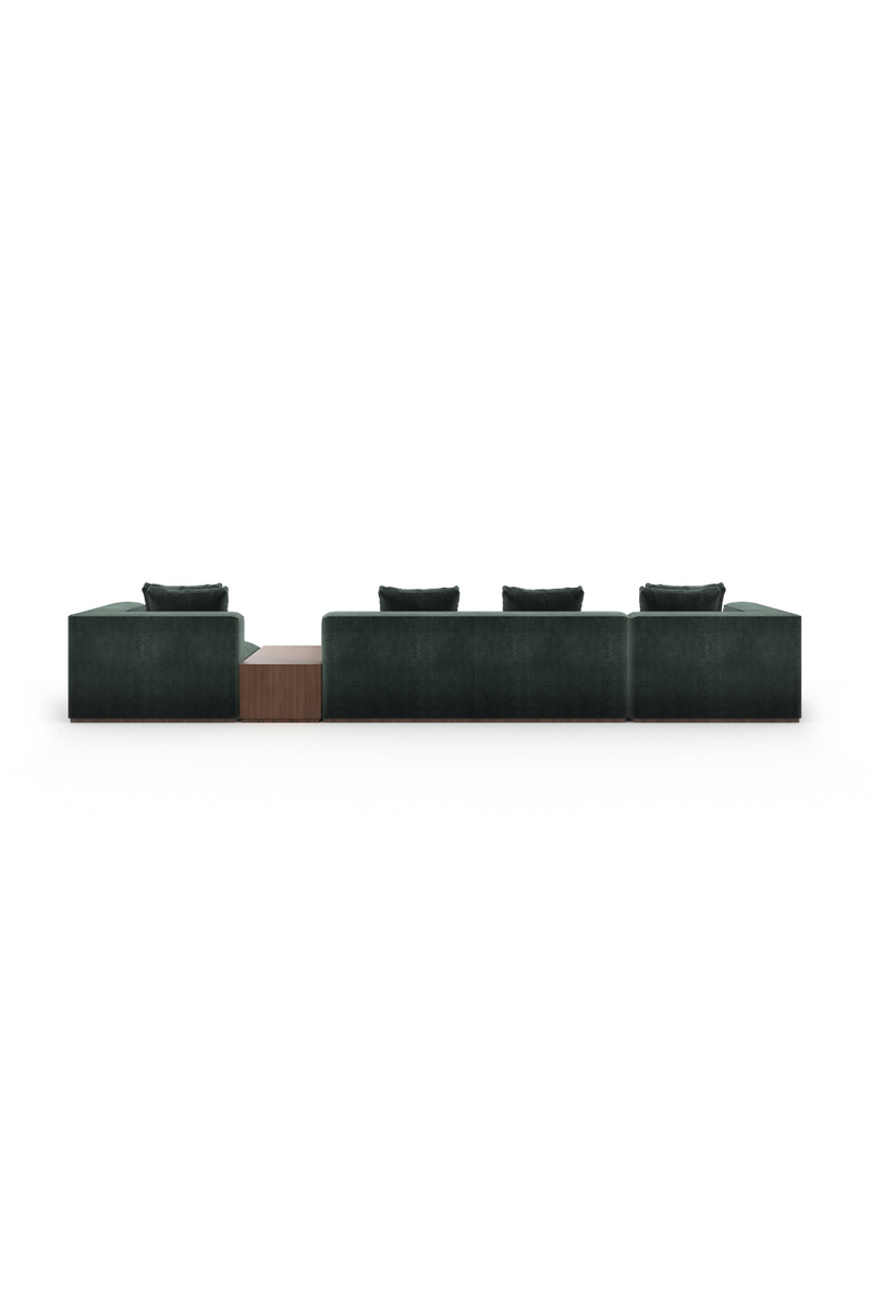 Upholstered Black Sectional Sofa | Caracole Bello | Oroatrade.com