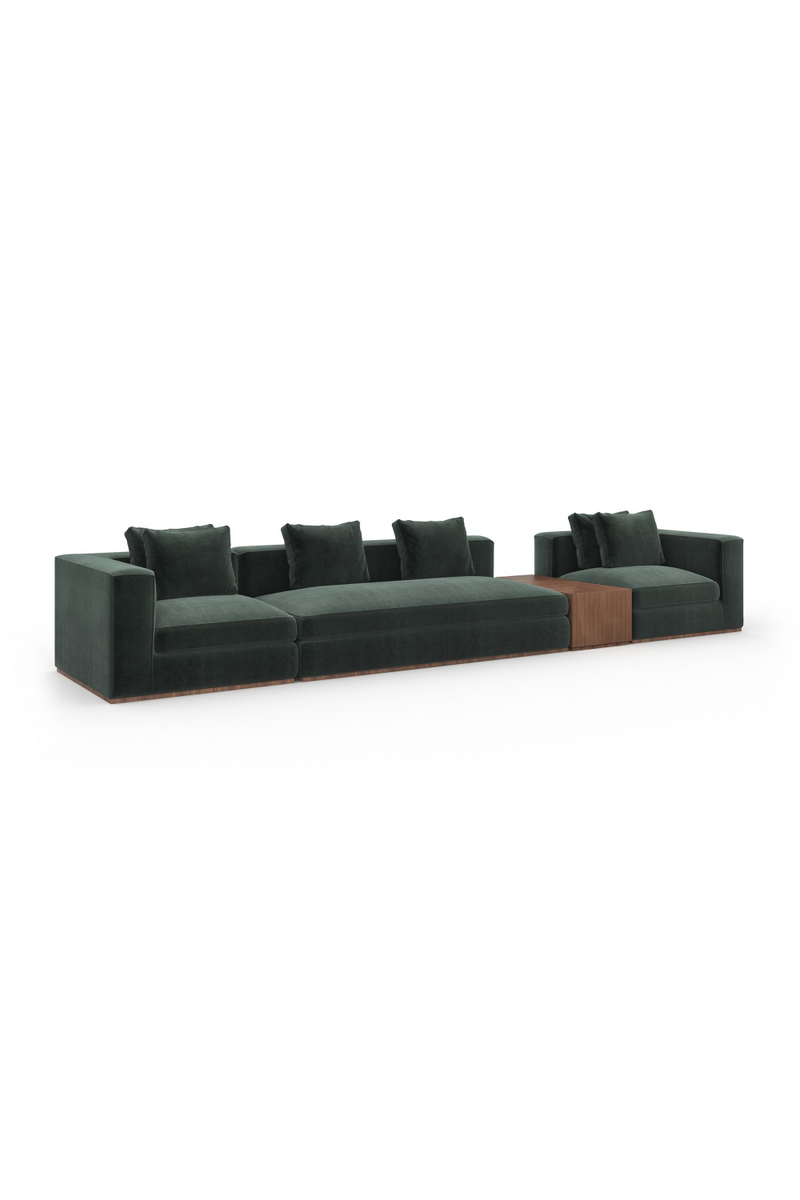 Upholstered Black Sectional Sofa | Caracole Bello | Oroatrade.com