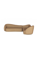 Light Brown Velvet Sectional Sofa | Caracole Kalahari | Oroatrade.com