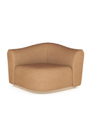 Brown Velvet Wedge Sofa | Caracole Kalahari | Oroatrade.com