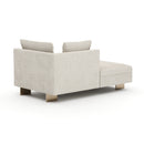 White Chenille Chaise Lounge | Caracole Altura