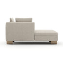 White Chenille Chaise Lounge | Caracole Altura