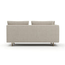 White Chenille Loveseat | Caracole Altura