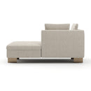 White Chenille Chaise Lounge | Caracole Altura