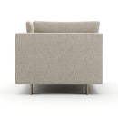 White Chenille Chaise Lounge | Caracole Altura