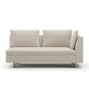 White Chenille Loveseat | Caracole Altura