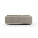 White Chenille Sectional Sofa S | Caracole Altura
