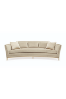 Beige Curved Sofa | Caracole Bend The Rules | Oroatrade.com