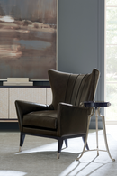 Brown Leather Wingback Chair | Caracole So Welt Done | Oroatrade.com