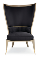 Curved Wingback Chair | Caracole Pop Your Collar | Oroatrade.com