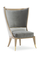 Curved Wingback Chair | Caracole Pop Your Collar | Oroatrade.com
