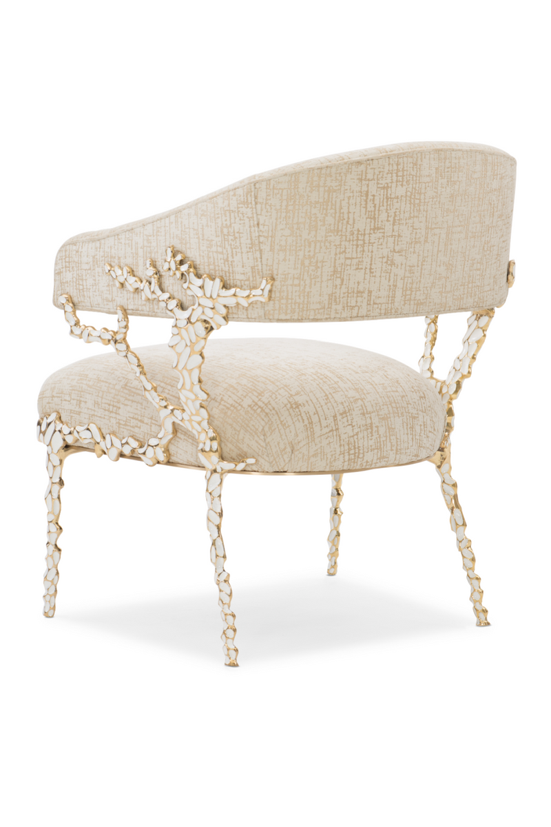 Embellished Modern Armchair | Caracole Glimmer of Home | Oroatrade.com