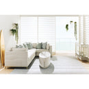 Wavy Quilted Armless Lounge Chair | Caracole Under Currents