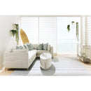 Wavy Quilted Armless Lounge Chair | Caracole Under Currents