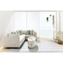 Wavy Quilted Armless Lounge Chair | Caracole Under Currents