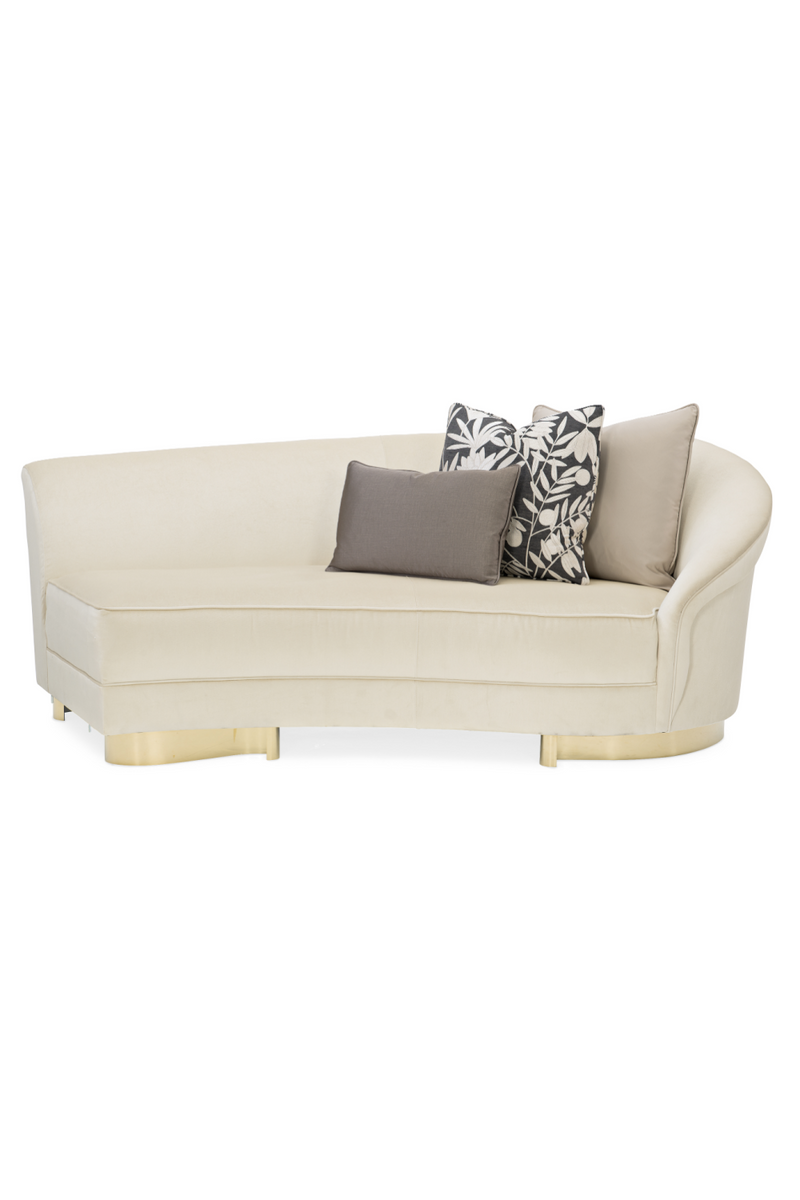 Curved Modern Sectional Sofa | Caracole Grand Opening | Oroatrade.com