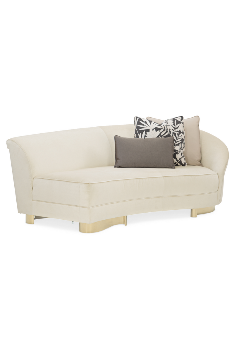 Curved Modern Sectional Sofa | Caracole Grand Opening | Oroatrade.com