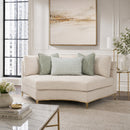 Wavy Quilted Sectional Sofa | Caracole Under Currents