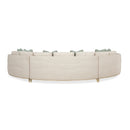 Wavy Quilted Sectional Sofa | Caracole Under Currents