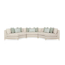 Wavy Quilted Sectional Sofa | Caracole Under Currents