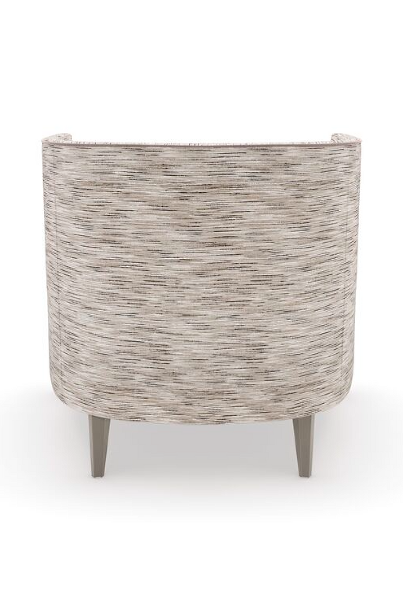 Modern Barrel Lounge Chair | Caracole Piping Hot | Oroatrade.com