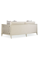 Cream Carved Modern Sofa | Caracole Just Duet | Oroatrade.com