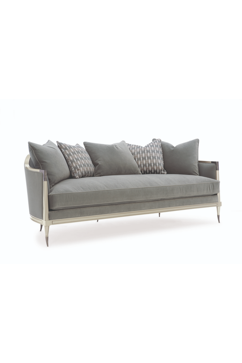 Gray Sofa With Cushions | Caracole Splash of Flash | Oroatrade.com