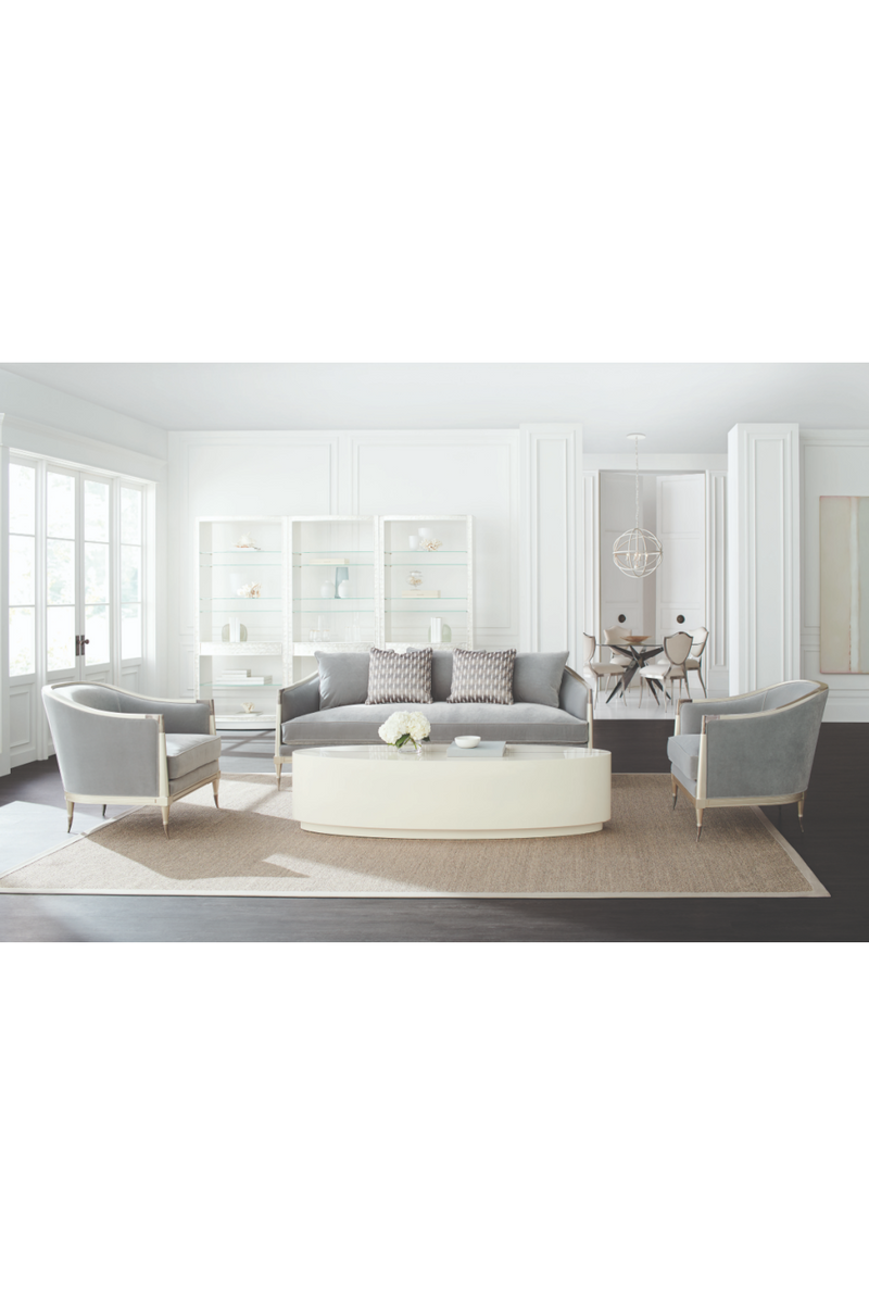 Gray Sofa With Cushions | Caracole Splash of Flash | Oroatrade.com