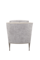 Gray Chenille Chaise | Caracole Cat Nap | Oroatrade.com